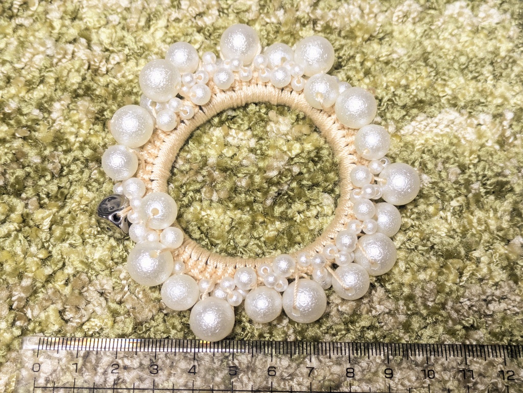 ビーズシュシュ(ダイス)