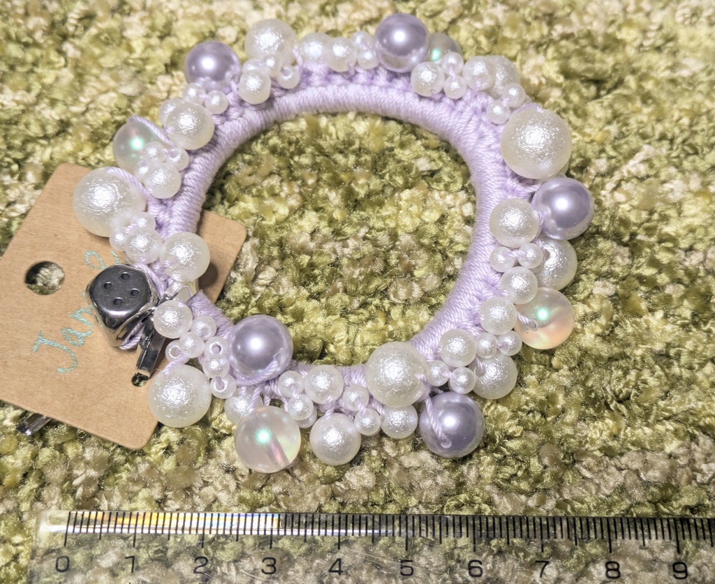 ビーズシュシュ(ダイス)