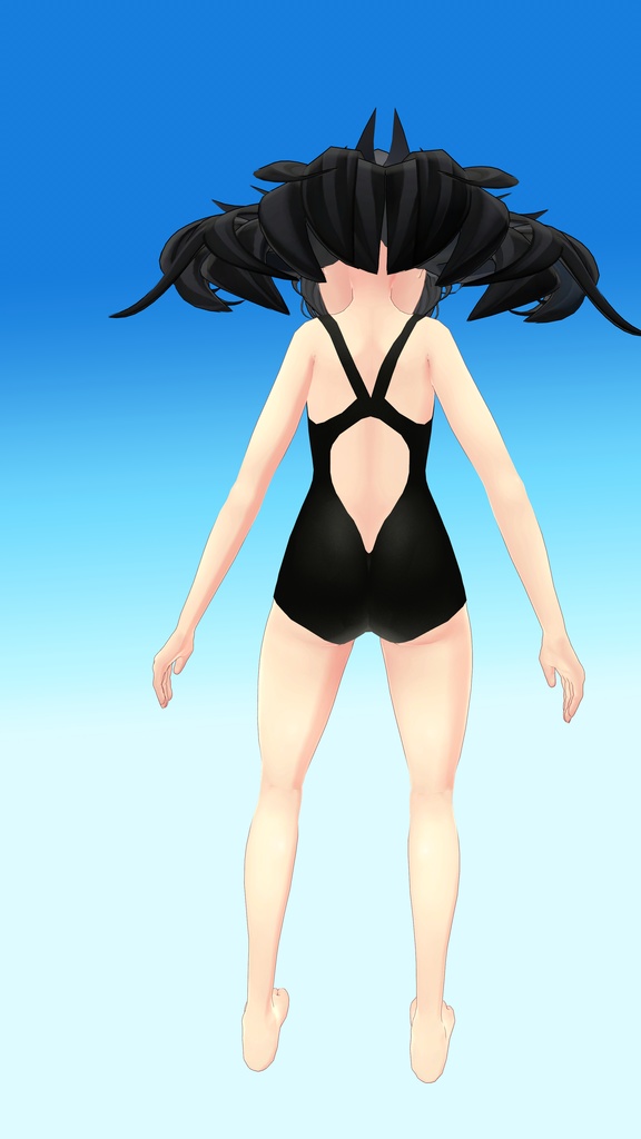 デルタフレアちゃんの競泳水着