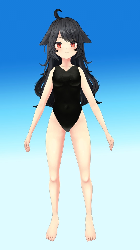 デルタフレアちゃんの競泳水着