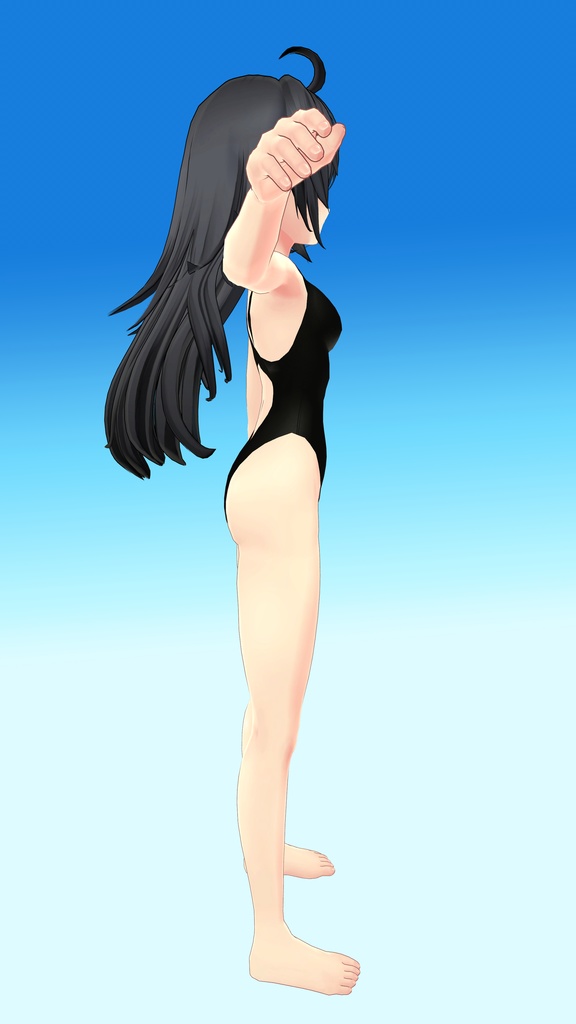 デルタフレアちゃんの競泳水着