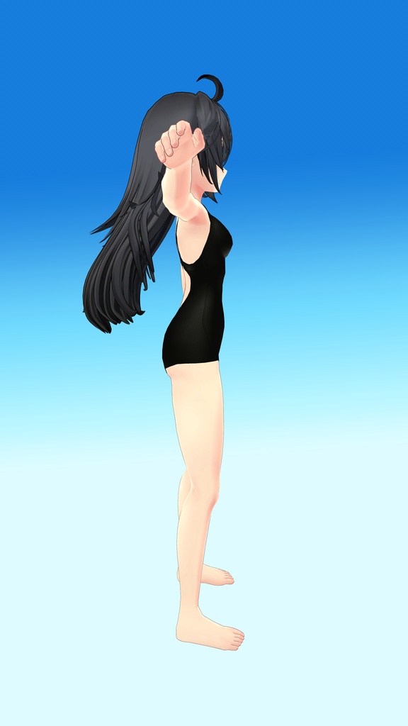 デルタフレアちゃんの競泳水着