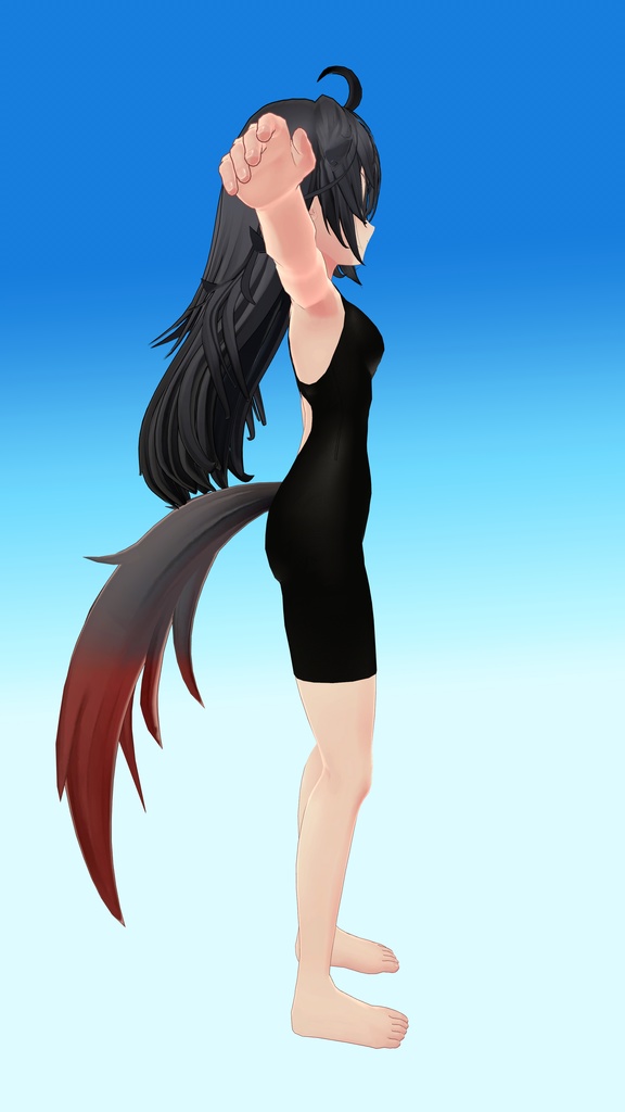 デルタフレアちゃんの競泳水着