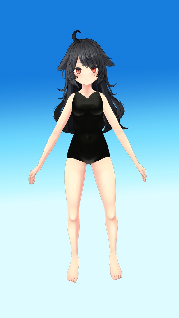 デルタフレアちゃんの競泳水着