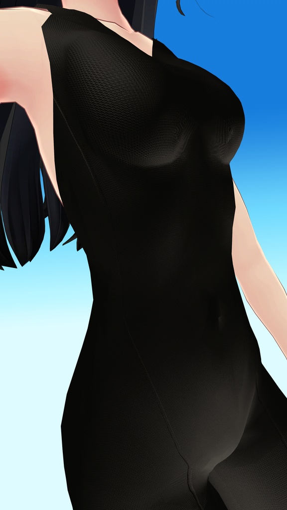 デルタフレアちゃんの競泳水着