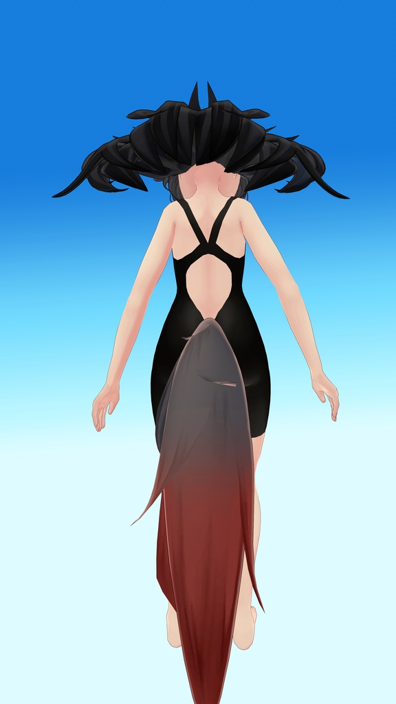 デルタフレアちゃんの競泳水着