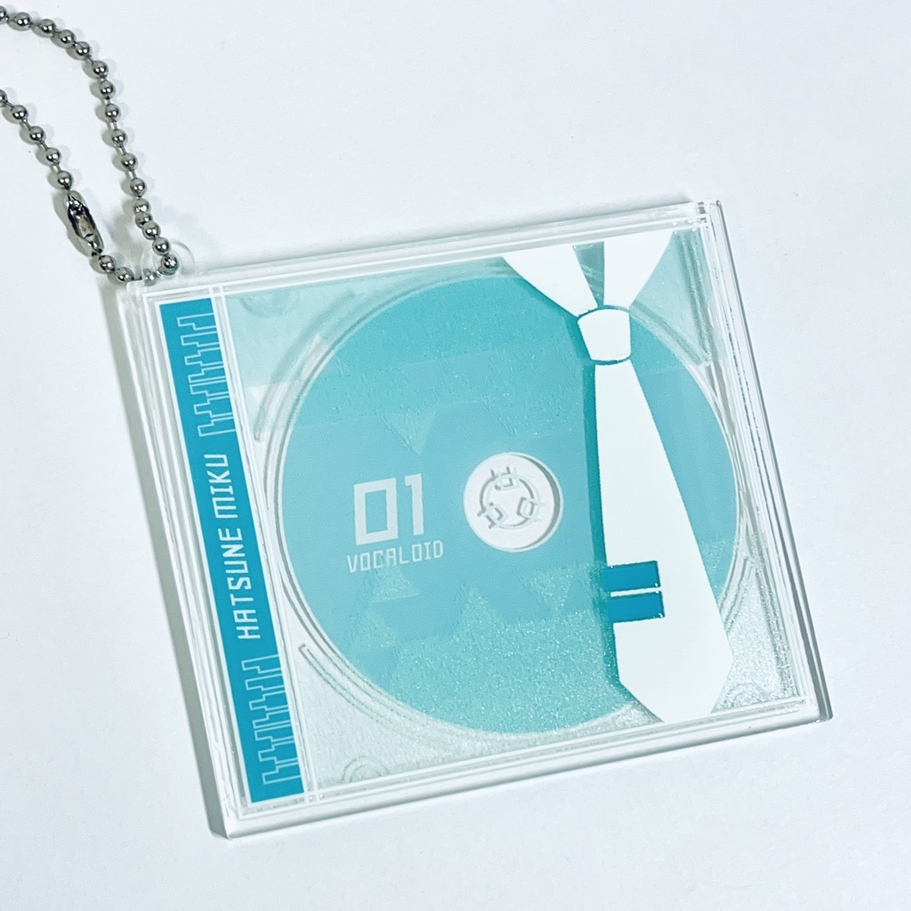 初音ミク CD風アクリルキーホルダー