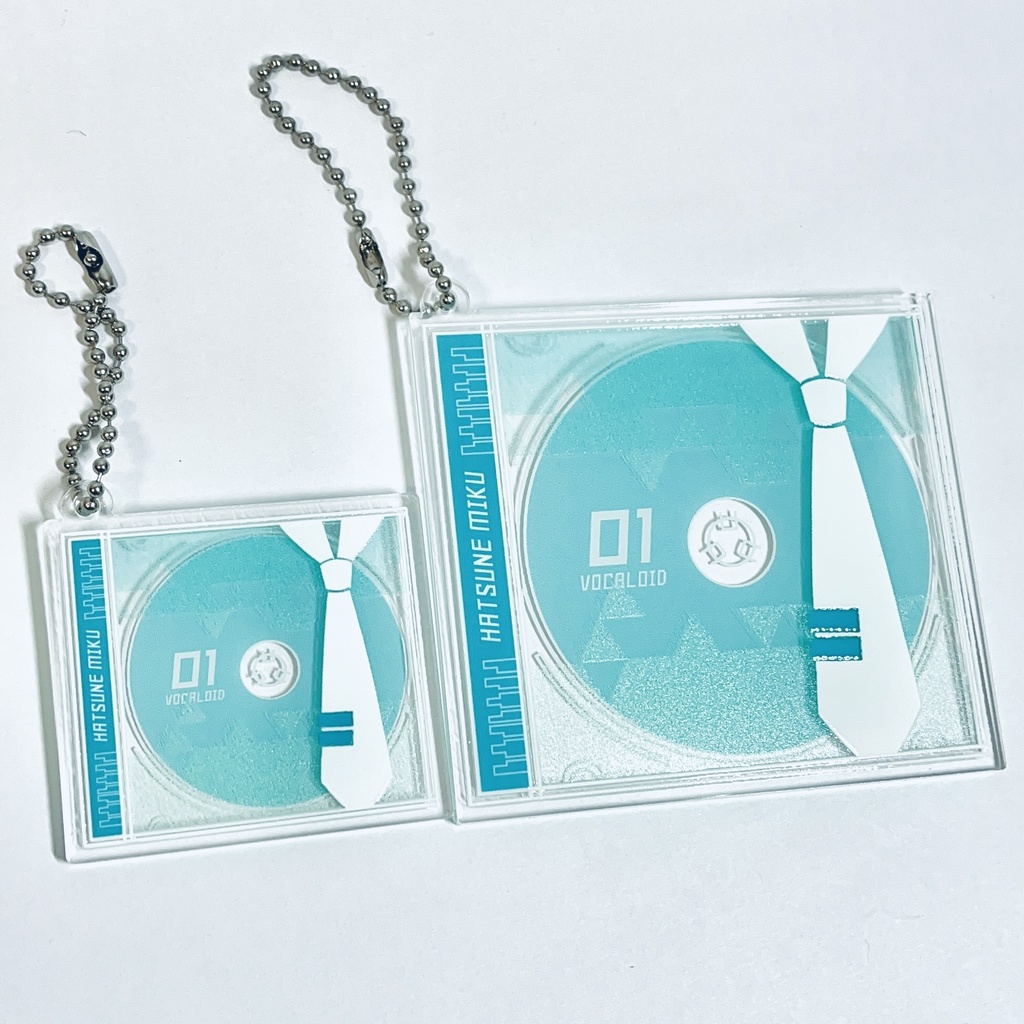 初音ミク CD風アクリルキーホルダー