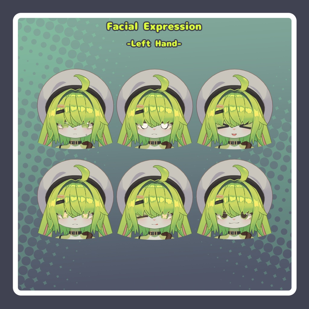 オリジナル3Dモデル【MatchaBun/ マッチャブン】