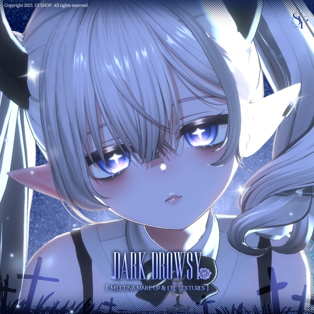 𝐃𝐀𝐑𝐊 𝐃𝐑𝐎𝐖𝐒𝐘 : Milltina Eye & Make Texture