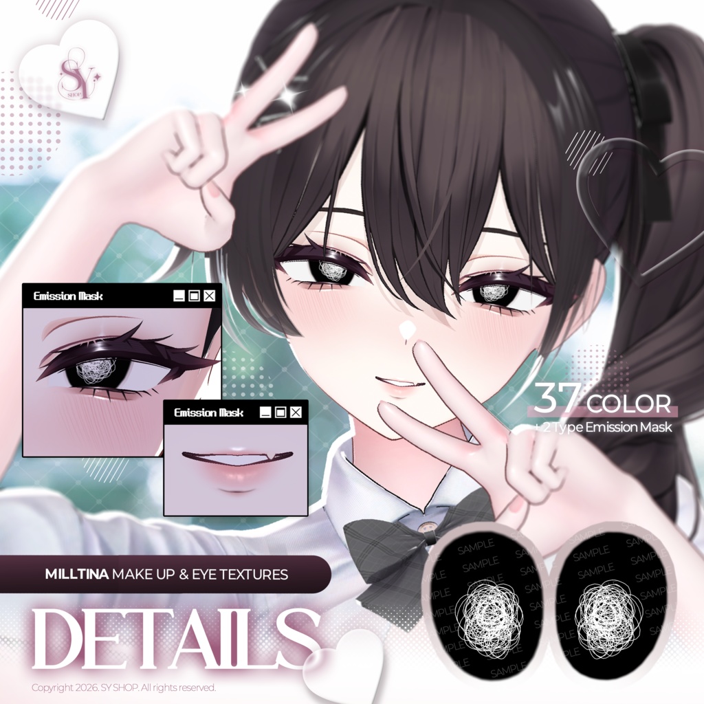 ๐๐๐๐๐ ๐๐๐๐ : Milltina Eye & Make Texture