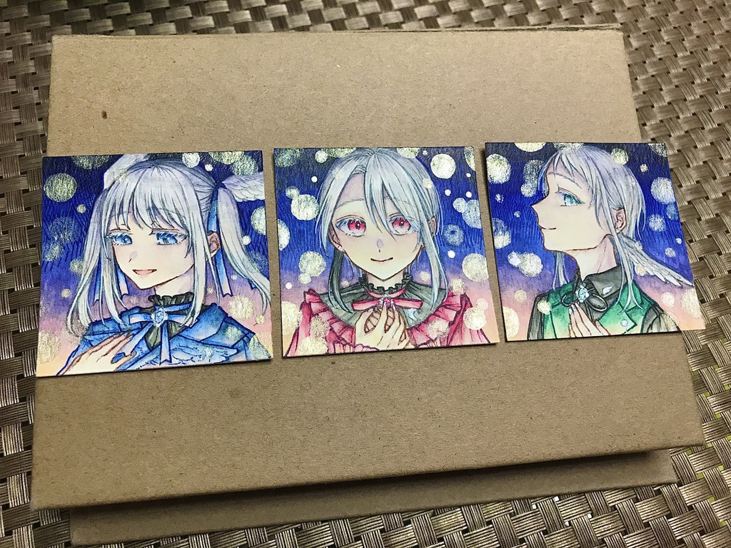 額付きミニ原画/engel3点