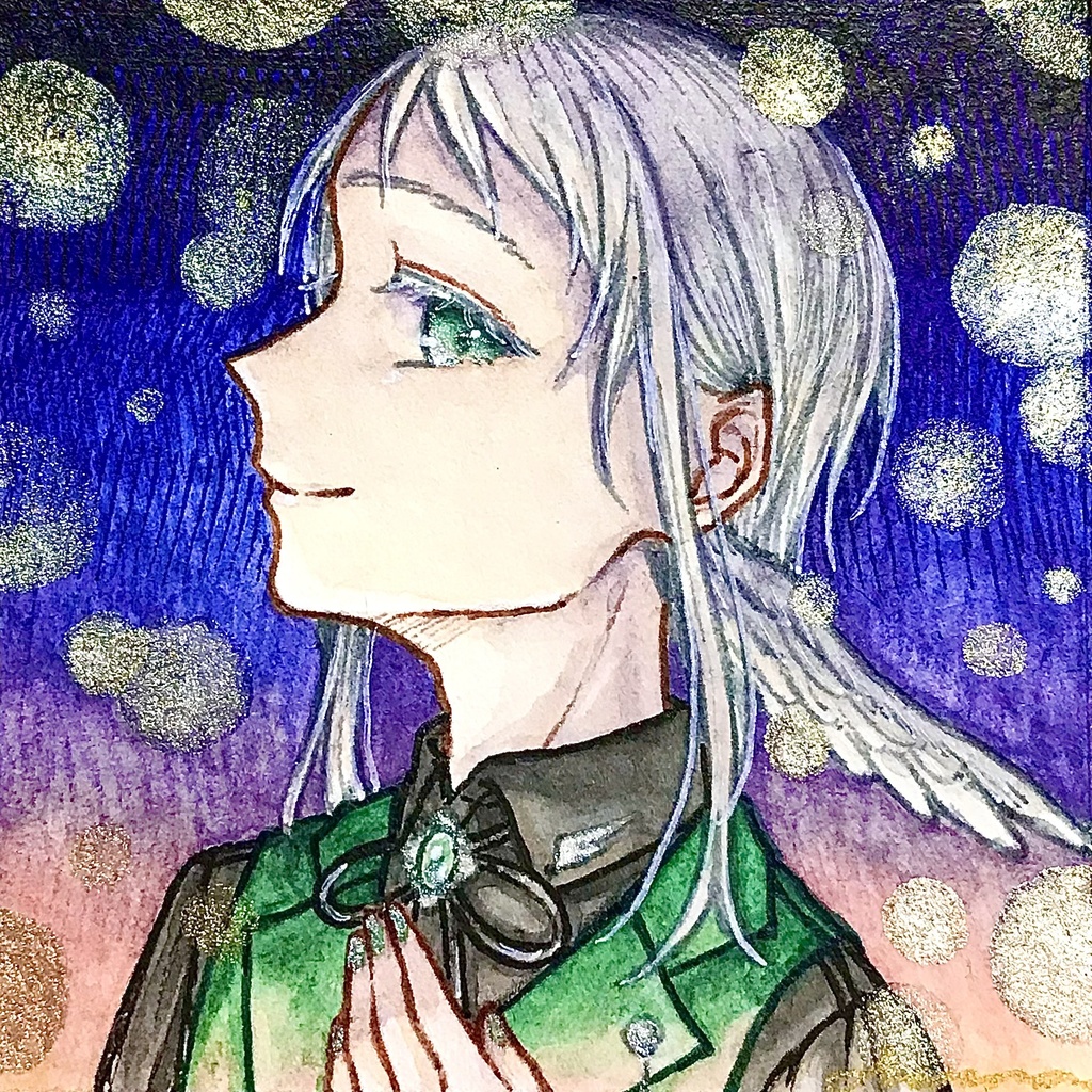 額付きミニ原画/engel3点