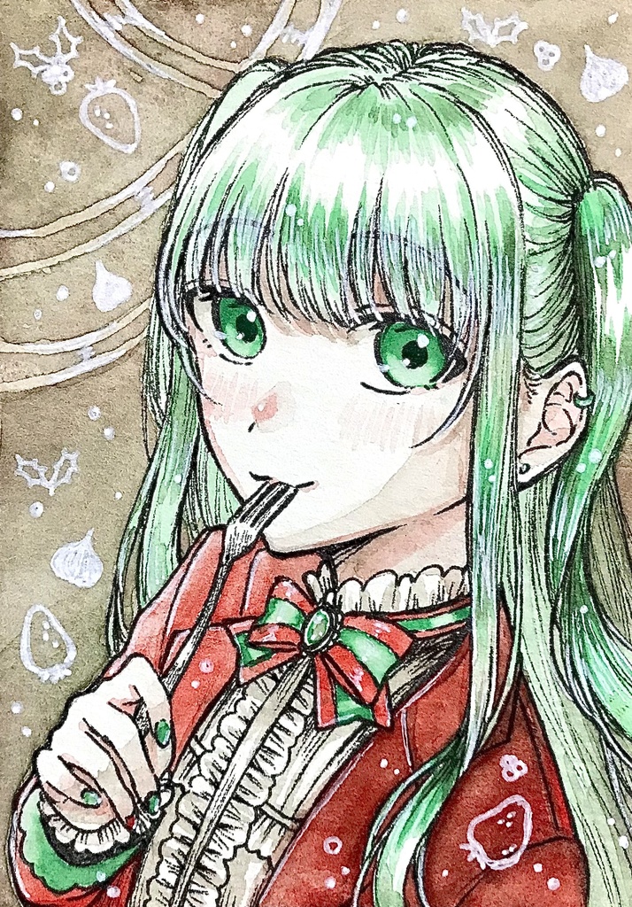 原画 クリスマスATC