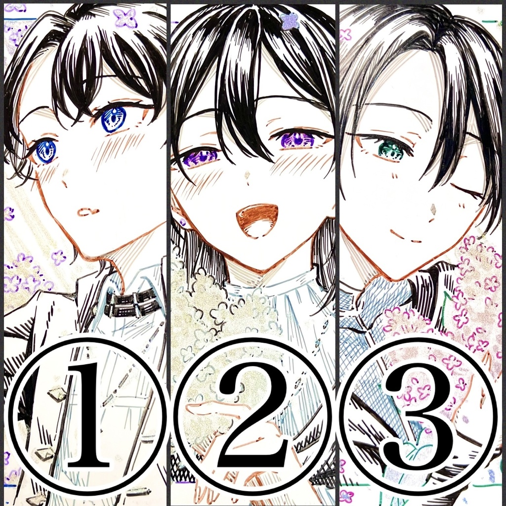 原画/ドローイング3枚