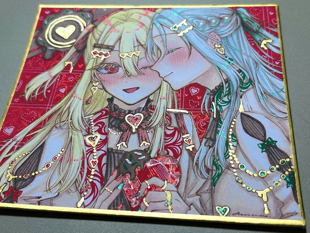 原画色紙/Valentine