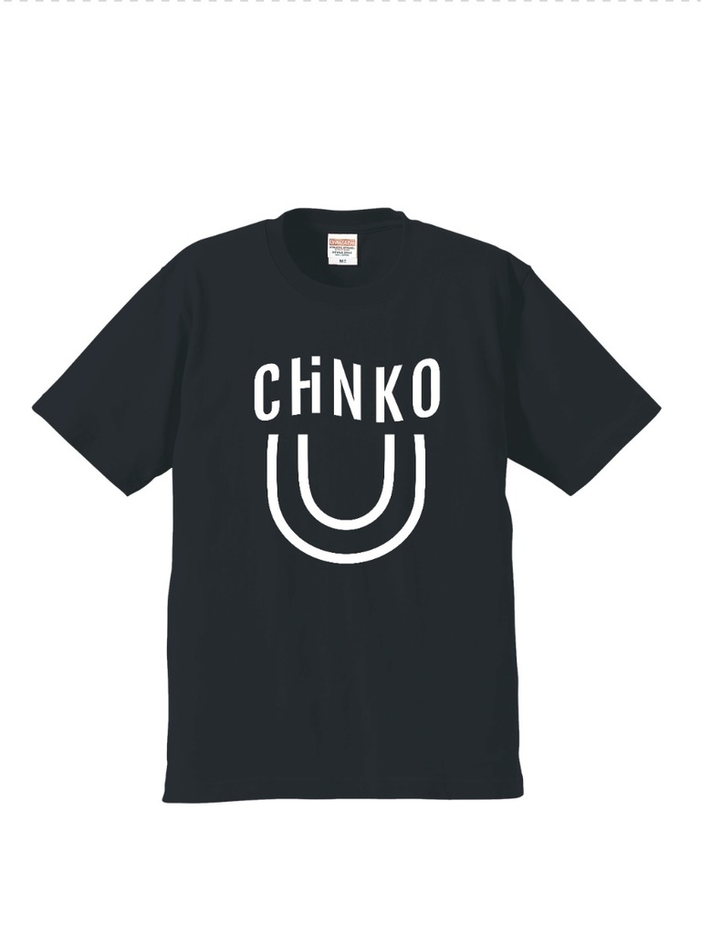 「CHINKO」Tシャツ黒