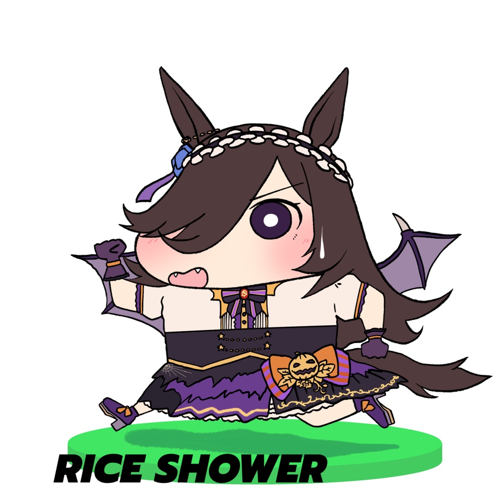 クレしん風ウマ娘ダイカットステッカー