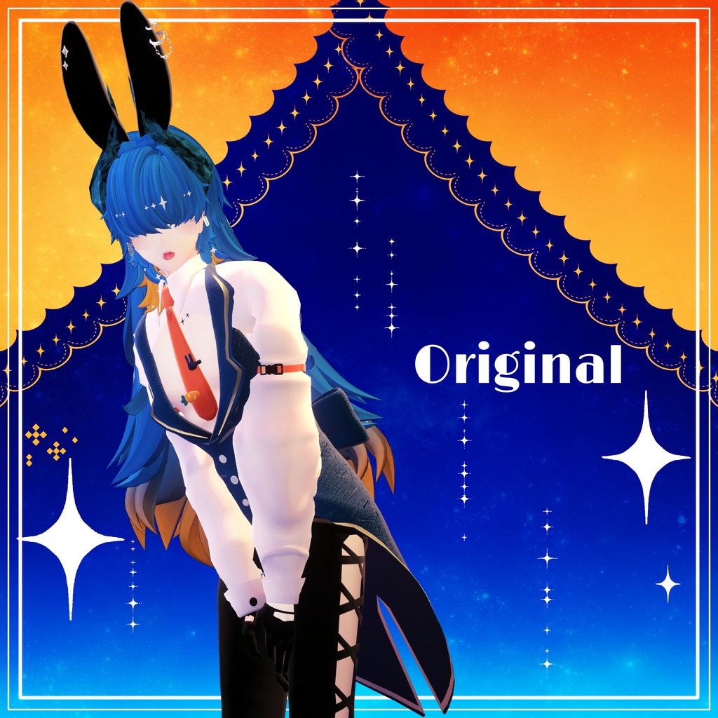 【2アバター対応】Twilight Trickster Bunny Attire