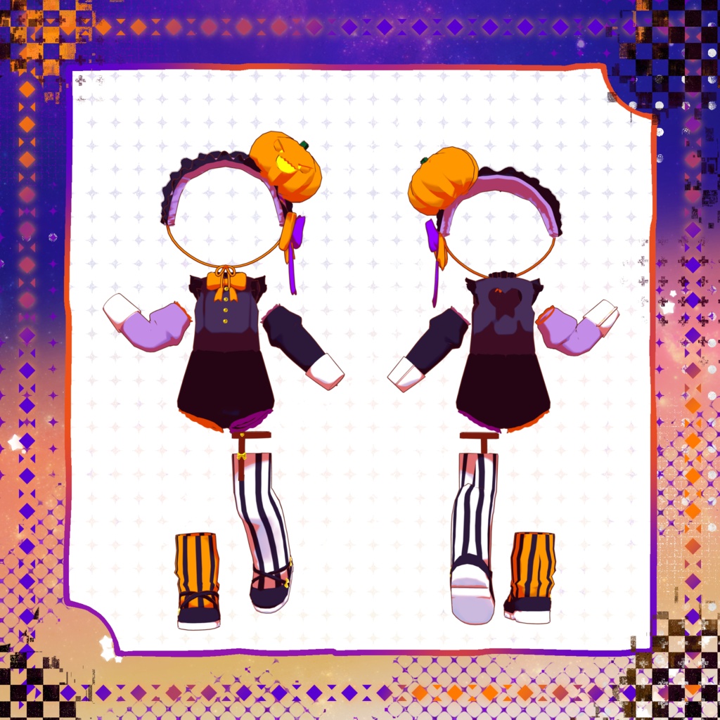 【複数アバター対応】More! Spooky Night with Pumpkin