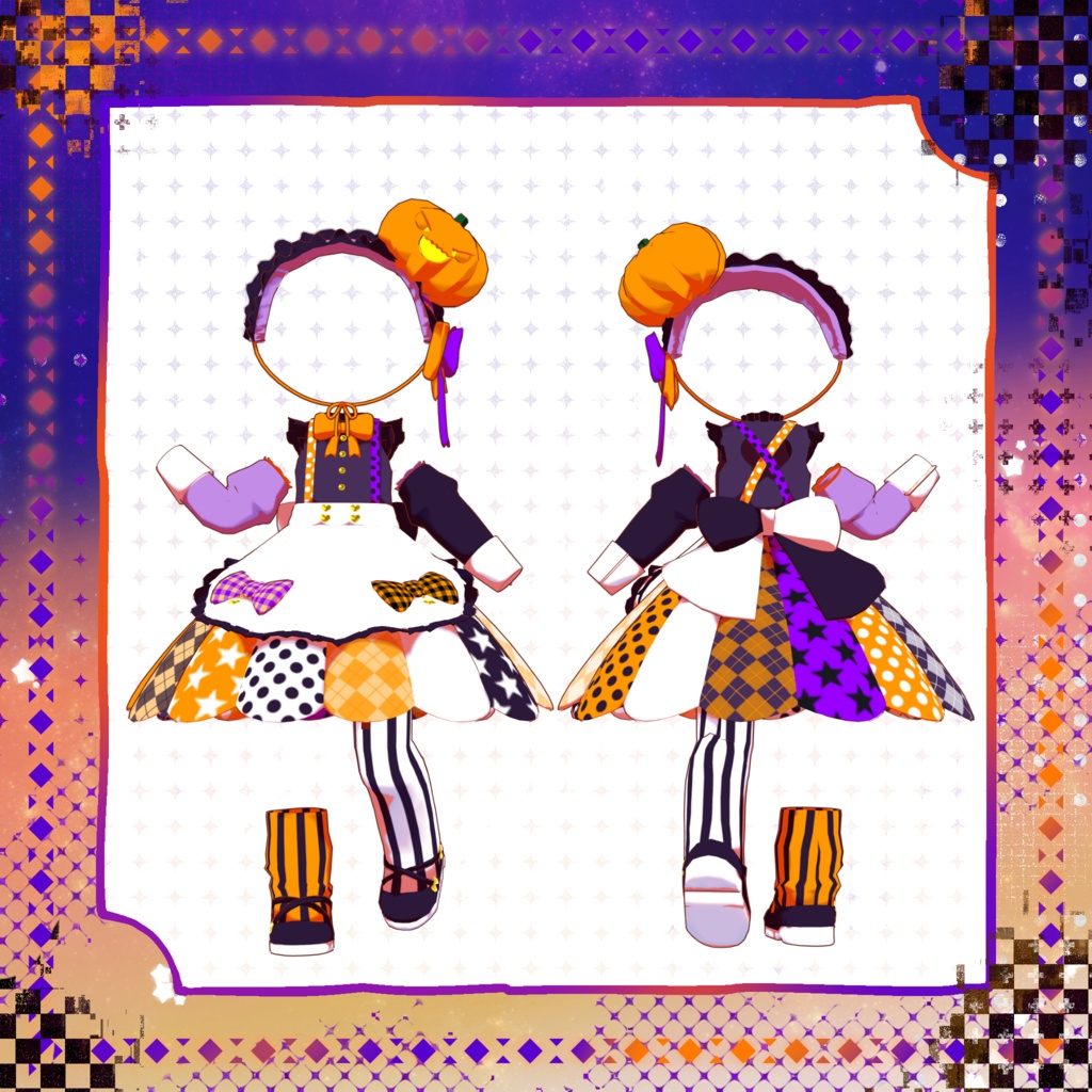 【複数アバター対応】More! Spooky Night with Pumpkin