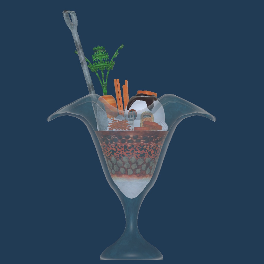 にんじんパフェ【VRChat向けアバターギミック】