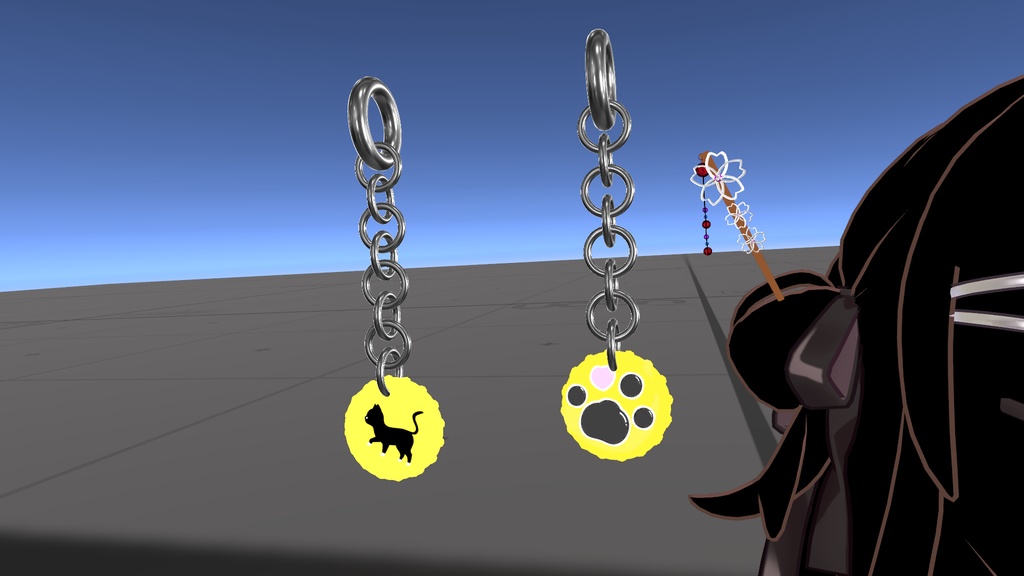 【無料】クロネコ先生のアクセサリーセット