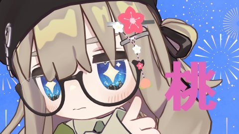 桃・梅・桜 耳飾り