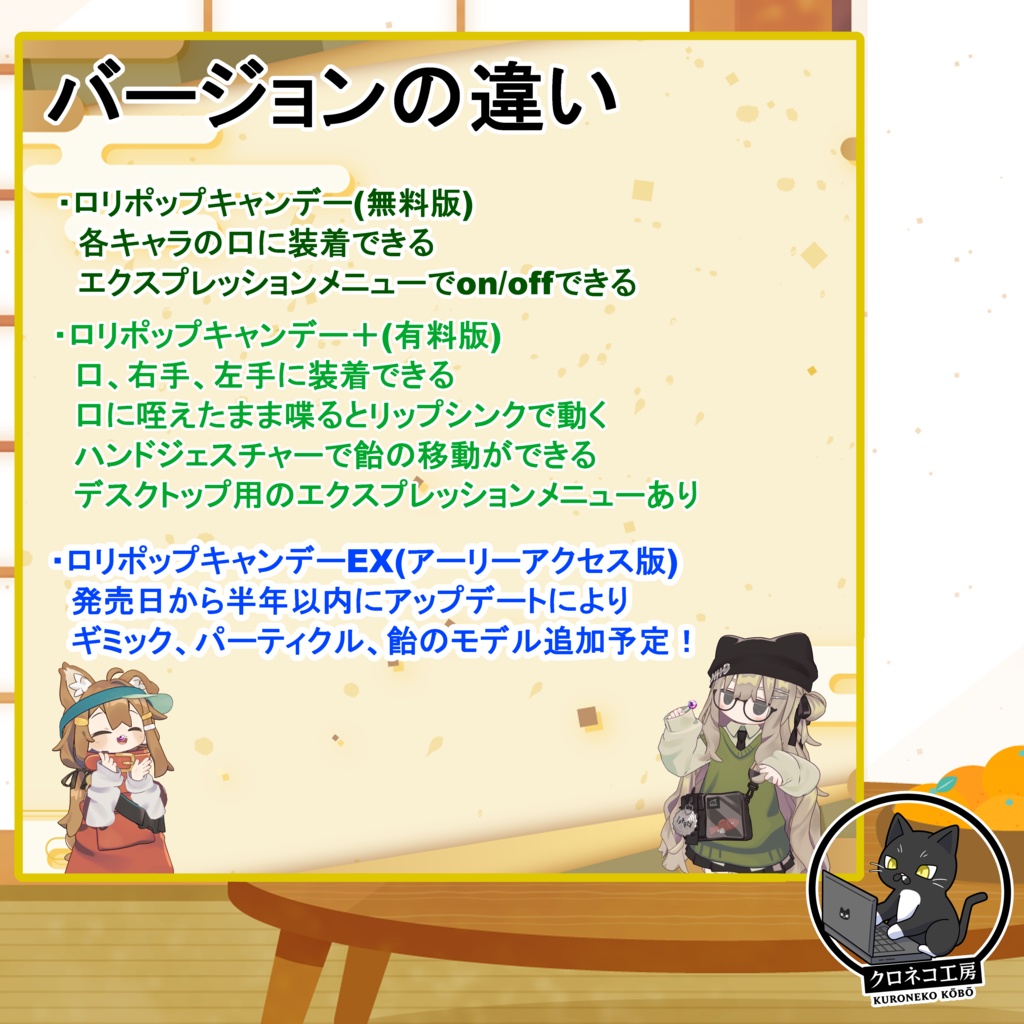 複数アバターMA対応 ロリポップキャンデー