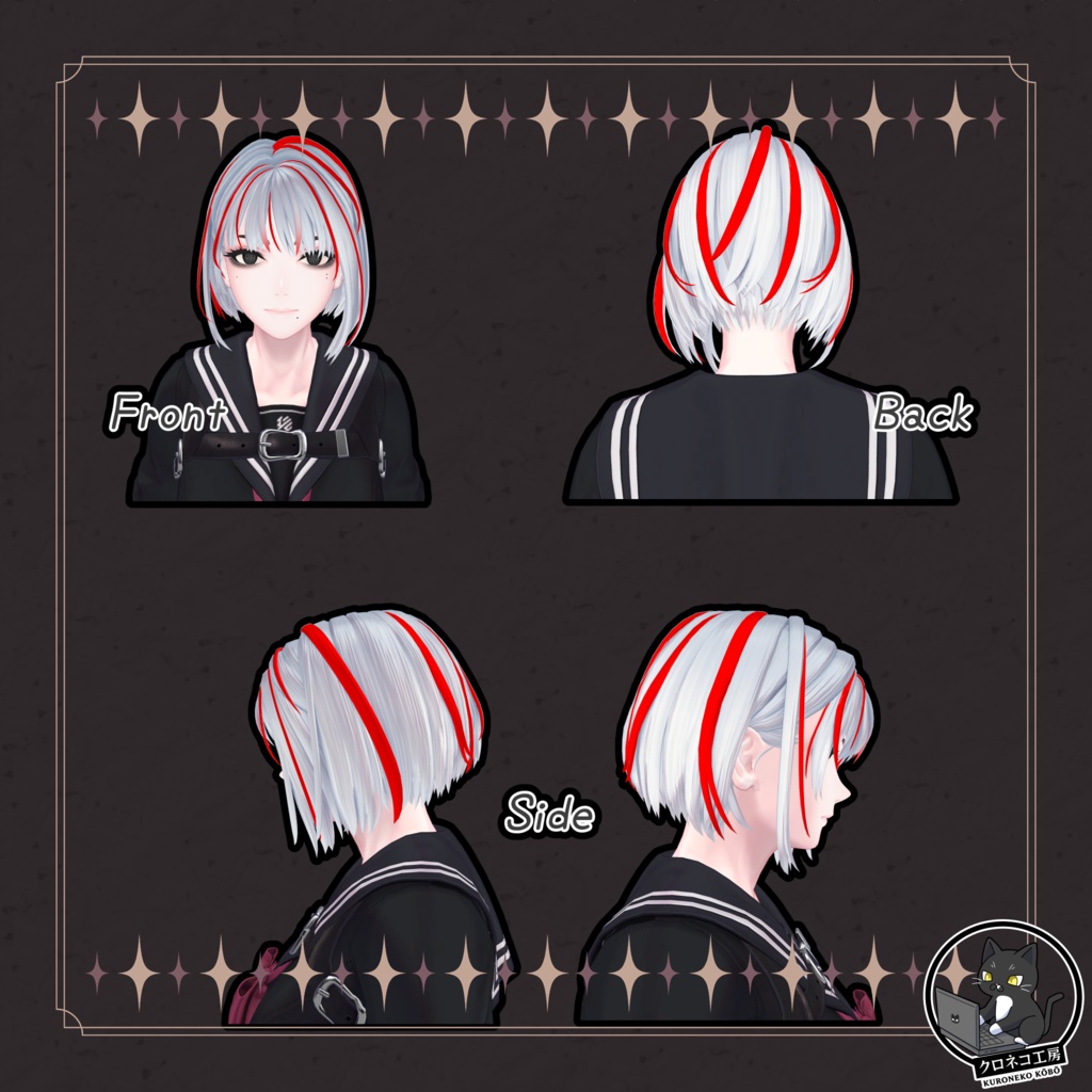 【深澄/Misumi 専用テクスチャ】K式 ヘアテクスチャ