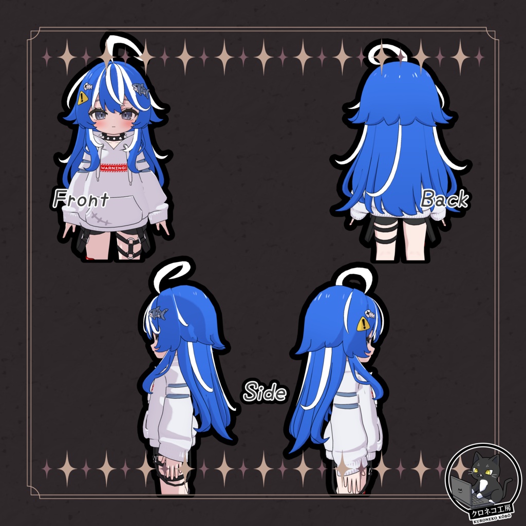 【シャミ -shami- 専用テクスチャ】K式 ヘアテクスチャ