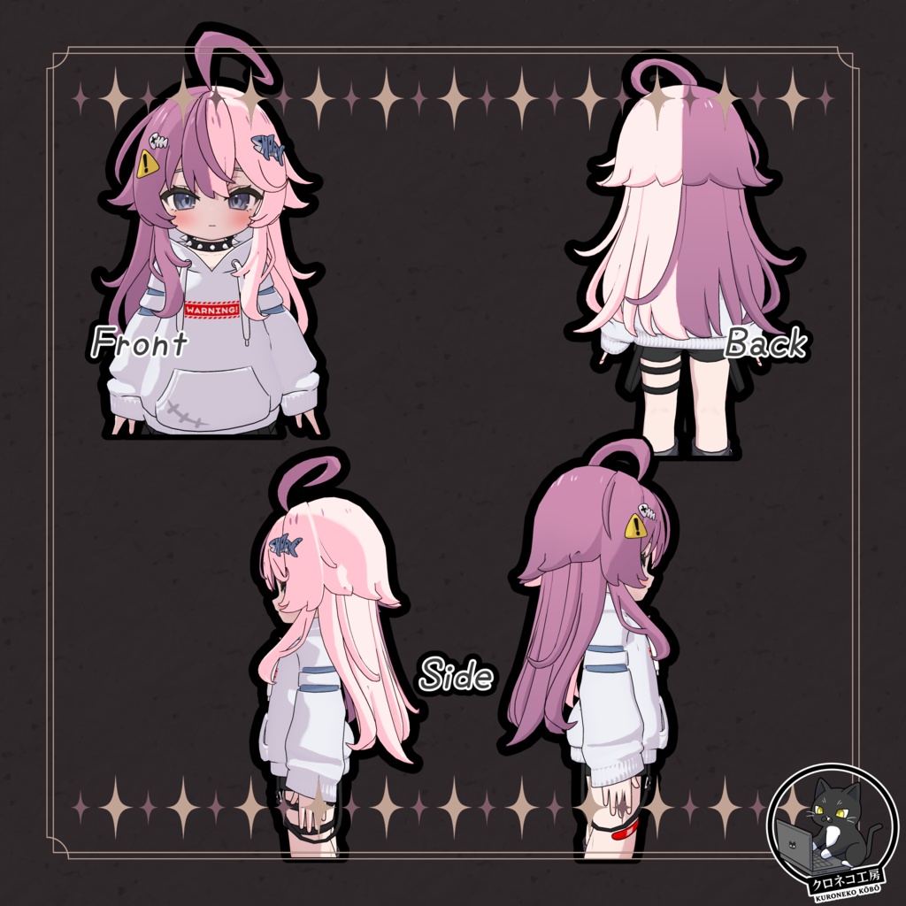 【シャミ -shami- 専用テクスチャ】K式 ヘアテクスチャ
