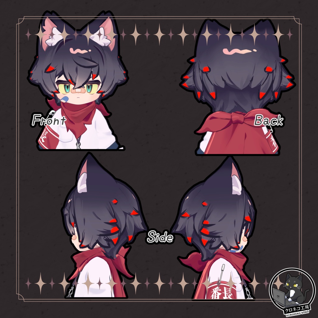 【LilLeo-リルレオ- 専用テクスチャ】K式 ヘアテクスチャ