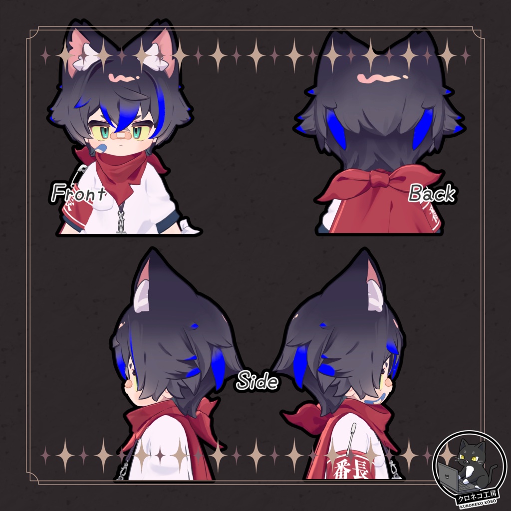 【LilLeo-リルレオ- 専用テクスチャ】K式 ヘアテクスチャ