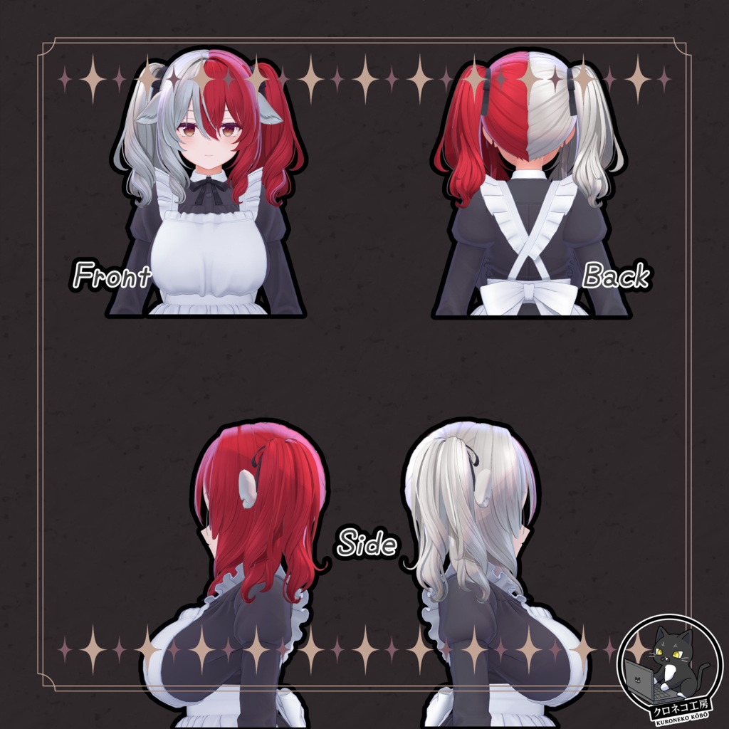 【ミルティナ 専用テクスチャ】K式 ヘアテクスチャ