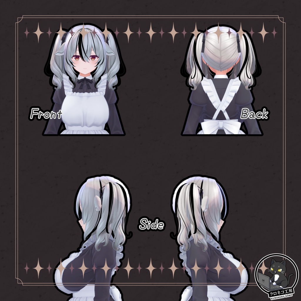 【ミルティナ 専用テクスチャ】K式 ヘアテクスチャ