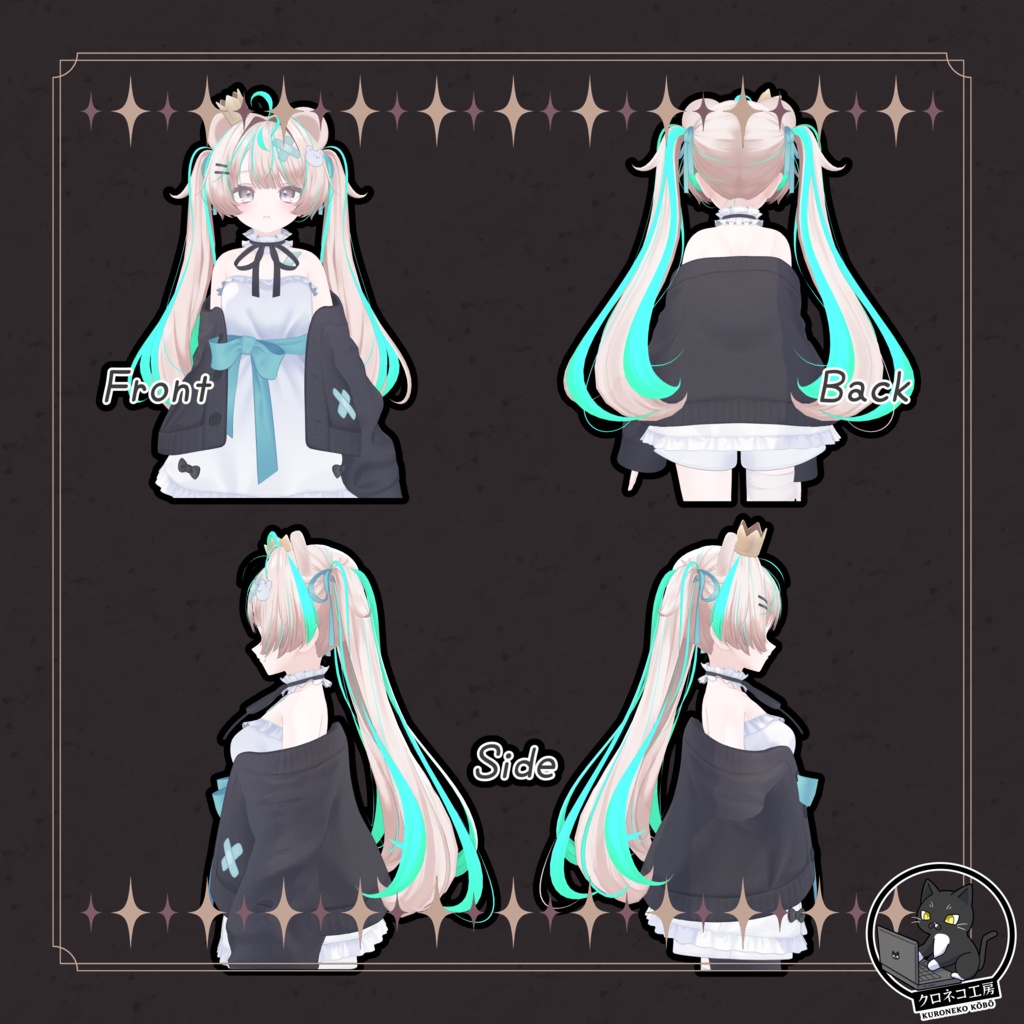 【ミルフィ Milfy 専用テクスチャ】K式 ヘアテクスチャ