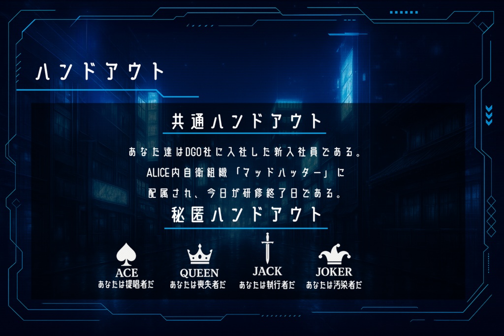 CoCシナリオ「ALICE.exe」【SPLL:E191613】