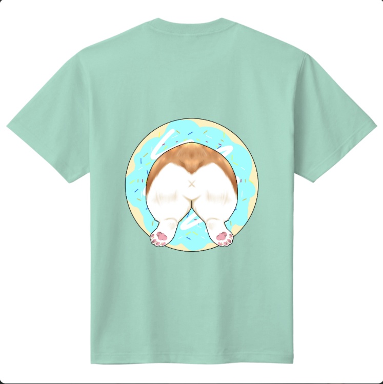 ドーナツコーギーTシャツ