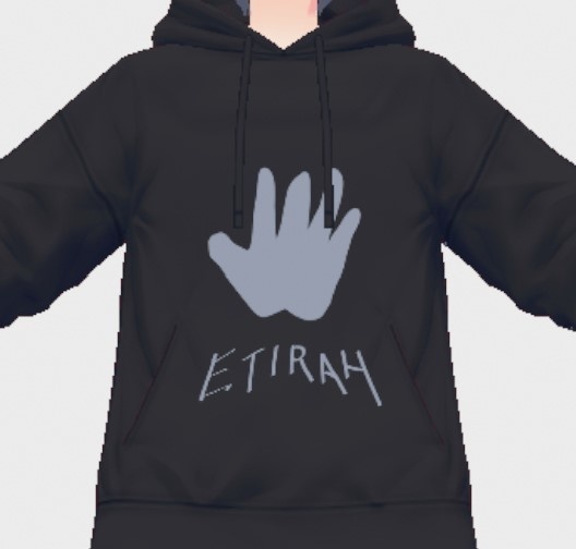 VRoid用パーカー　"ETIRAH"