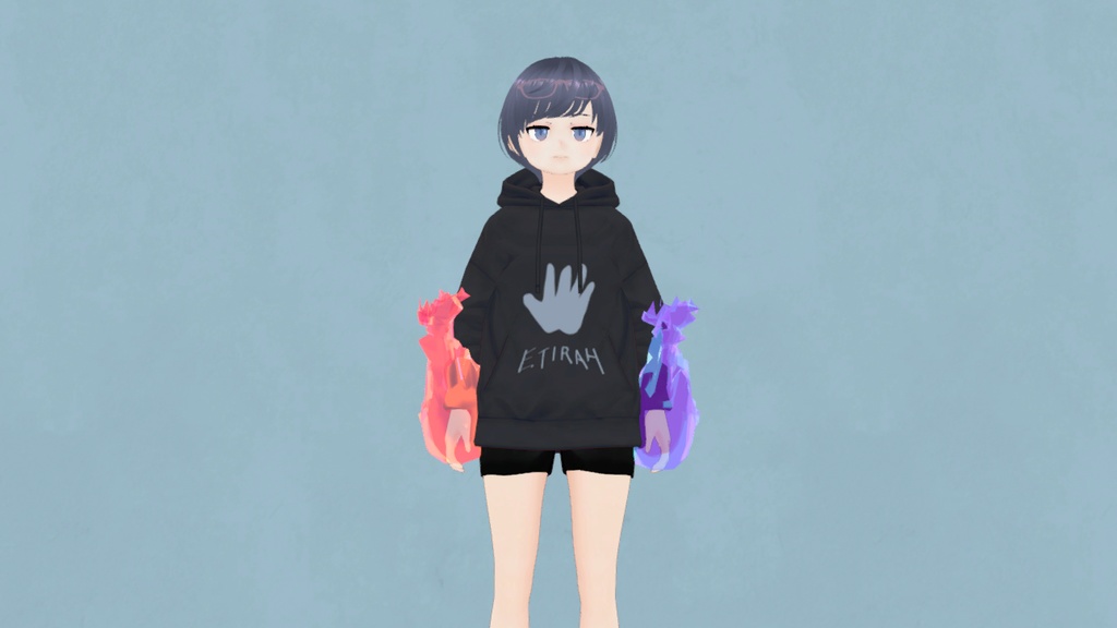 【VRM用アクセサリ】うごく!火炎エフェクト