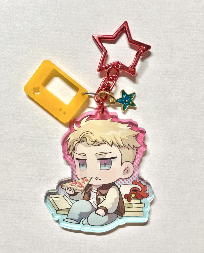 ピザもぐもぐJacketアクキー