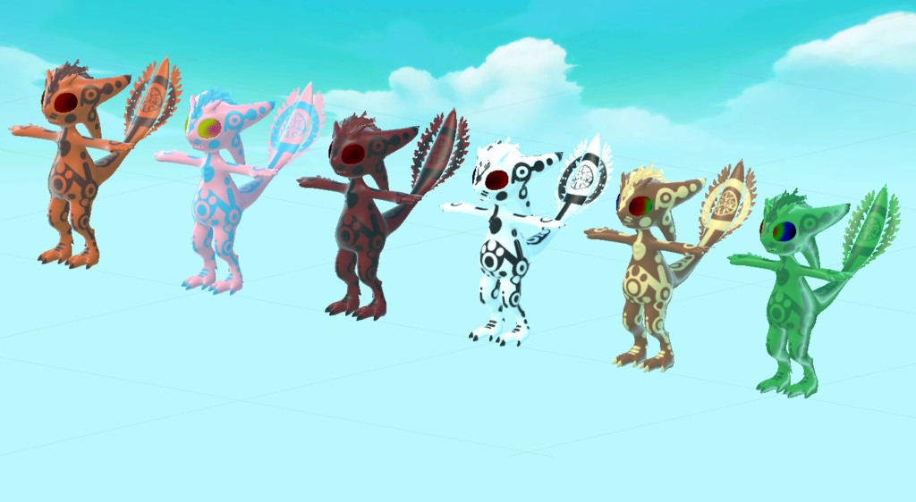 VRChat "Chibi" Avali Avatar / 「ちび」アヴァリ アバター