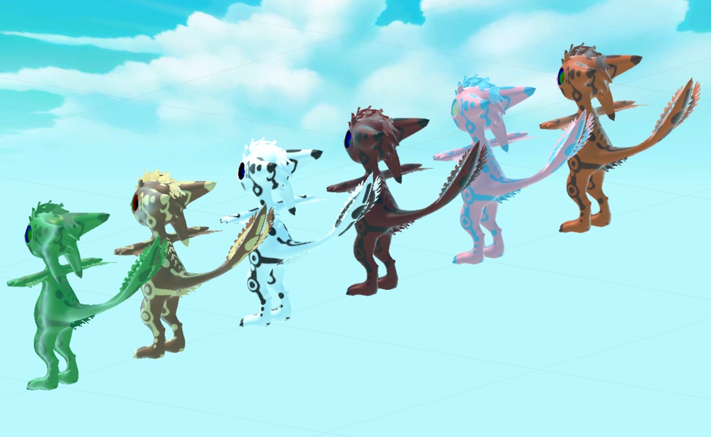 VRChat "Chibi" Avali Avatar / 「ちび」アヴァリ アバター