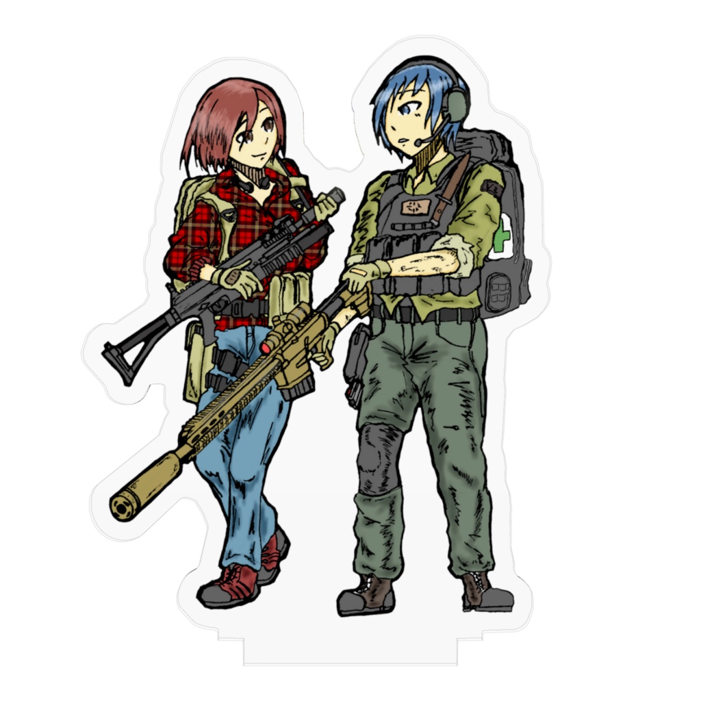 アクリルフィギュア(MEIKO・KAITO)70×70mm