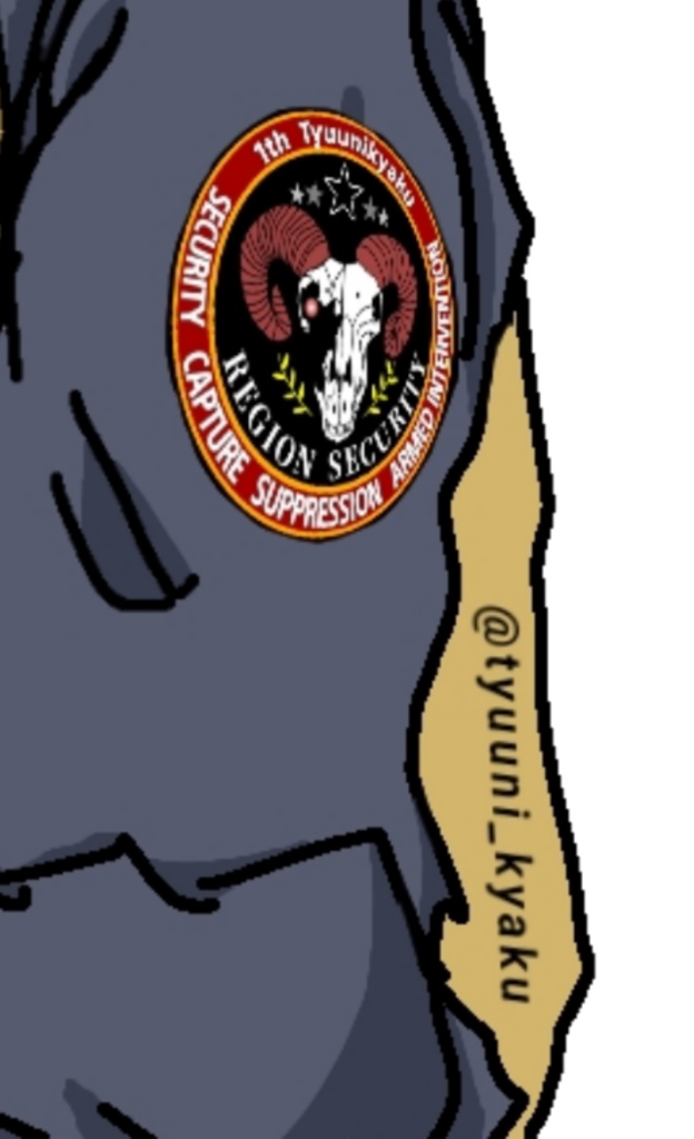 Region Security ロゴ 缶バッジ 44mm