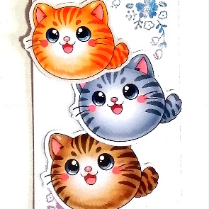 まるふれあにまるず　トラ猫セット