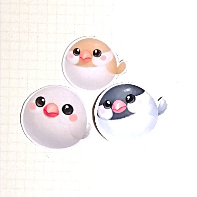 まるふれあにまるず　文鳥セット