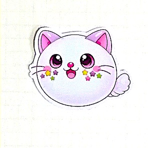 まるふれあにまるず　カラフル猫　星