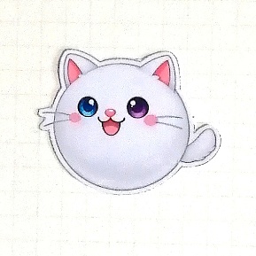 まるふれあにまるず　白猫